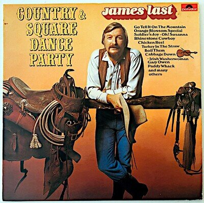 JAMES LAST - COUNTRY & SQUARE DANCE PARTY - 1977 UK VINYL LP ALBUM - VG+/VG+