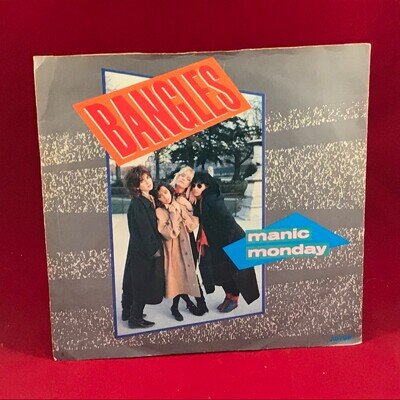 THE BANGLES Manic Monday 1985 UK 7" Vinyl Single In A Different Light 45 record