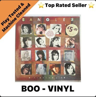 The Bangles Different Light 12” vinyl LP 1985 CBS 26659 Pop Rock EX / EX