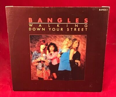THE BANGLES Walking Down Your Street 1986 UK 7" Vinyl Single CBS record D