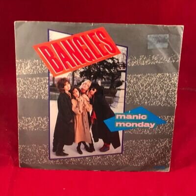 THE BANGLES Manic Monday 1985 UK 7" Vinyl Single In A Different Light record A
