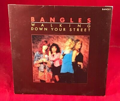 THE BANGLES Walking Down Your Street 1986 UK 7" Vinyl Single CBS 45 record C