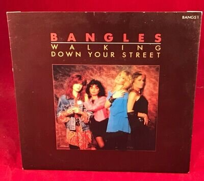 THE BANGLES Walking Down Your Street 1986 UK 7" Vinyl Single CBS record 45 B