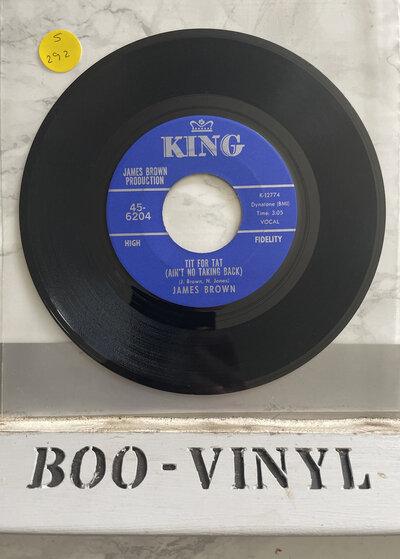 James Brown - Tit For Tat 7” soul / funk vinyl record VG+ condition
