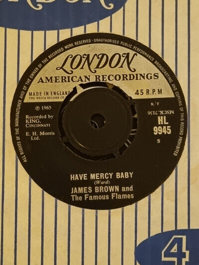 James Brown, Have mercy baby.