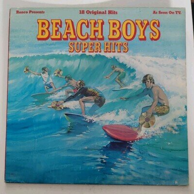 The Beach Boys Vinyl LP Ronco productions, 1978, R2230, Super Hits USA import