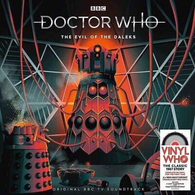 Doctor Who - The Evil Of The Daleks - 4xLP Skaro Swirl Vinyl Boxset - NEW