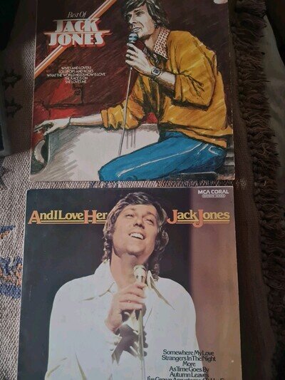 2x Jack Jones LPs: And i love her & The best of Jack Jones