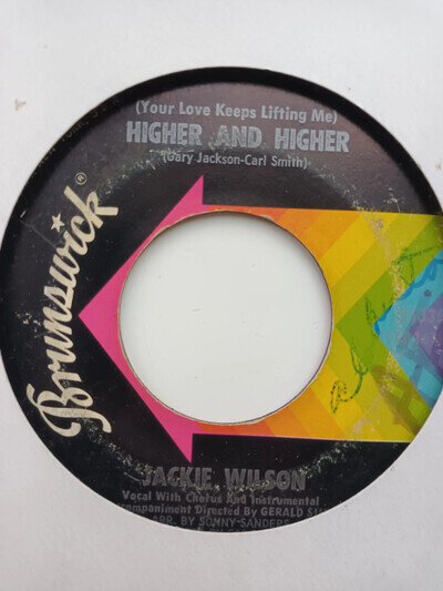 Jackie Wilson,Brunswick,"Higher And Higher"US,7" 45,1966 Northern Soul