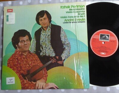 ITZHAK PERLMAN MENDELSSOHN/BRUCH VIOLIN CONCERTO ANDRE PREVIN LSO ASD 2926 NM