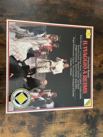 ROSSINI Il Viaggio A Reims - Claudio Abbado DG Digital 3 LP Opera Box Set NM