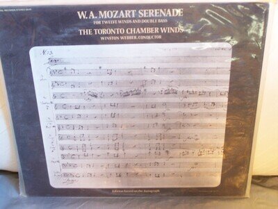 Mozart Wind Serenade K. 361 Toronto Chamber Winds Stereo STILL FACTORY SEALED!