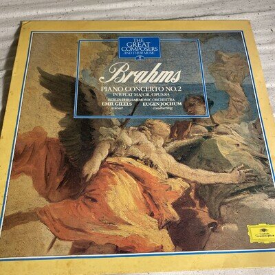 Brahms – Piano Concerto No.2 In B Flat Major, Opus 83 - Vinyl Record LP