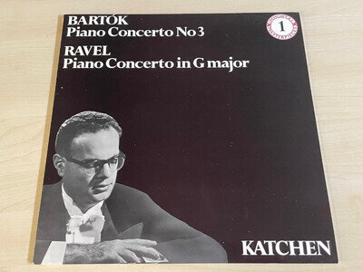 Bartok Piano Concerto 3 Ravel G Major Katchen Kertesz Recut Records Vinyl LP n/m