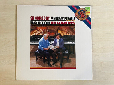 Bartók/Brahms Music for 2 Pianos - Sir Georg Solti, Murray Perahia - CBS M 42625