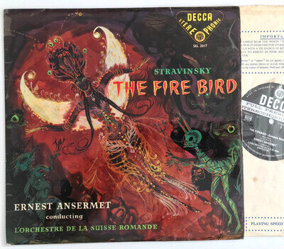 Stravinsky The Firebird Ansermet L'OSR UK Decca WBG ED2 Stereo SXL 2017