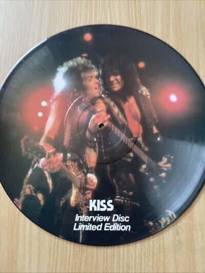 Kiss-12” pic Picture Disc Vinyl Record-Limited Edition-frehley-Stanley-glam