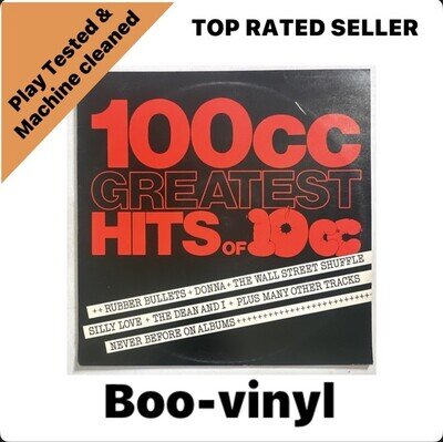 100cc ~ Greatest Hits Of 10cc ~ Lp Vinyl Record Rock EX / VG+