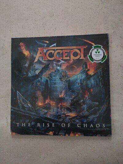 Accept -The Rise Of Chaos. New/Sealed 2xLP. 180g Black Vinyl.