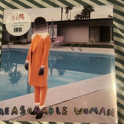 RARE Sia Reasonable Woman Vinyl limited clear vinyl 500 copies ORIGINAL artwork