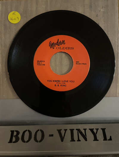 B.B. King~You Know I Love You 7” Blues Soul Rare Vinyl Record Modern Oldies NM