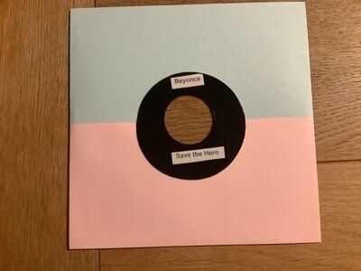 Beyoncé. Save the hero/Smash into you - RARE Vinyl - Promo/test pressing.