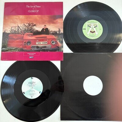 1987 VG 2 x 12" SINGLES: MOMENTS IN LOVE + CLOSE UP - ART OF NOISE (2 RECORDS)