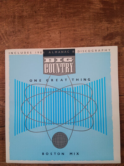 Big Country - One Great Thing. Original Ltd Edition 12inch Vinyl. Excellent Cond