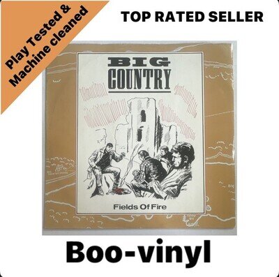 Big Country: Fields Of Fire (1983) 3-Track 12" Vinyl Single EX / VG+
