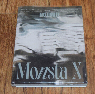 MONSTA X NO LIMIT Album CD + Cards etc Mini Album 2021 VGC Rare