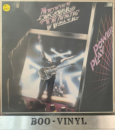 APRIL WINE - POWER PLAY - 1982 VINYL LP EX / VG+ Con