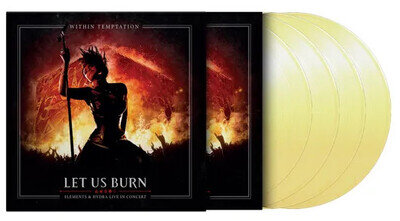 Within Temptation - Let Us Burn Elements & Hydra Live - White & Yellow In Stock