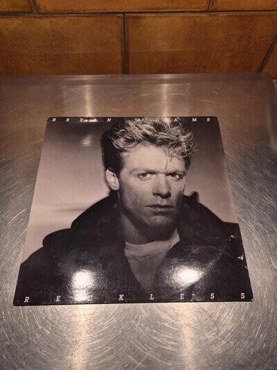 Bryan Adams Vinyl Album, Reckless, 1984, 12" Album, AMA Records, AMA 5013, Used