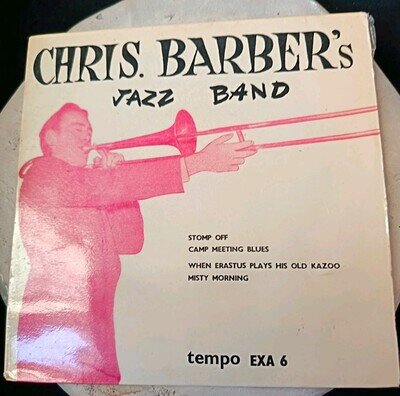 Chris Barber's Jazz Band Stomp Off 45 rpm vinyl tempo EXA 6 1955 Good Condition.