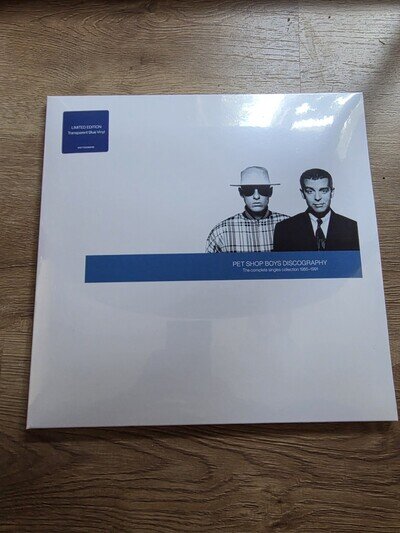 Pet Shop Boys - Discography: The Singles Collection 2x Blue Vinyl LP (New)