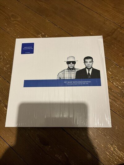 Pet Shop Boys Discography The Complete Singles 1985 - 1991 2x Vinyl LP Blue