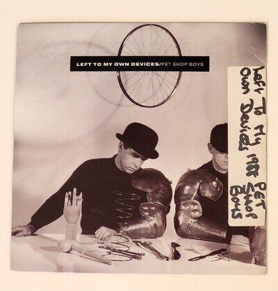 Pet Shop Boys - Left To My Own Devices 7" Vinyl Record - R 6198 EX/VG+