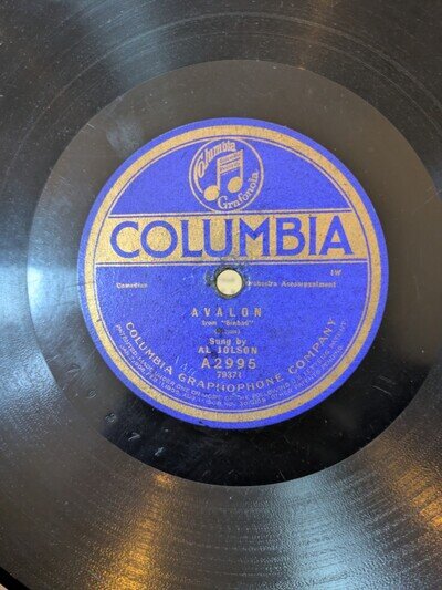 Al JOLSON - Avalon / Henry BURR - Old Pal, Why Don't You Answer Me? 78rpm