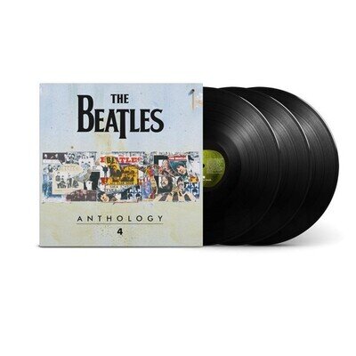 The Beatles : Anthology 4 VINYL 12" Album (Gatefold Cover) 3 discs (2025)
