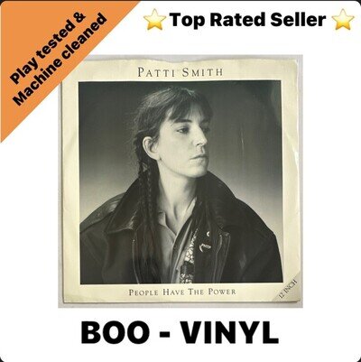 Patti Smith – People Have The Power 12 " vinyl record in picture sleeve 1988 EX
