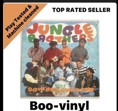 Jungle Brothers - Doin' Our Own Dang - 12” Vinyl 1999 Dance / R&B. 1990 EX / VG+