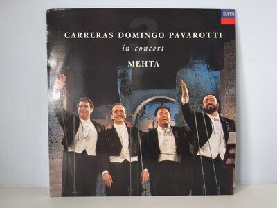 Carreras Domingo Pavarotti in concert : Vinyl LP, Decca, 1990, VG+
