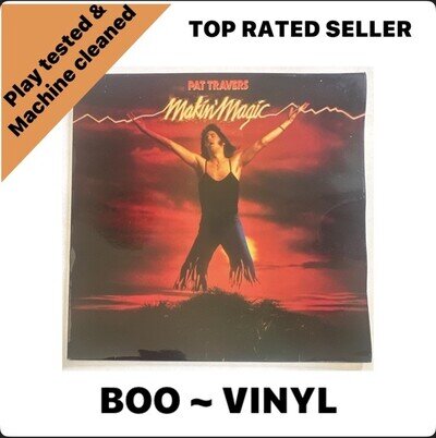 Pat Travers Makin Magic 1977 Vinyl LP + Inner Polydor 2383 -436 EX / EX