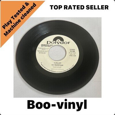 Pat Travers Band - Is This Love (Marley) Reggae US Issue 7" Vinyl Single EX / M