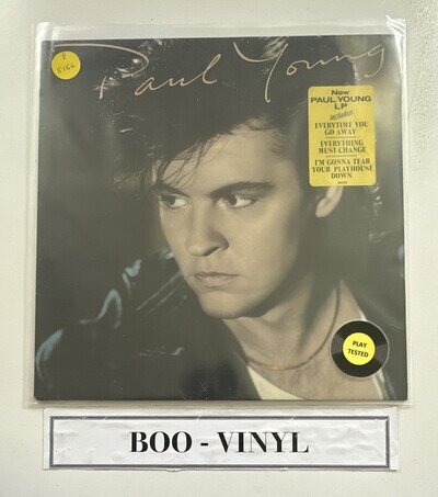 Paul Young ‎– The Secret Of Association Vinyl LP Album UK 1985 Pop CBS 26234 EX