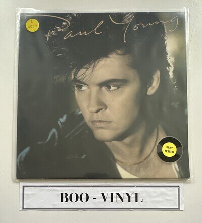 Paul Young~The Secret Of Association Vinyl LP Record Uk 1985 CBS 26234 VG+ / VG+