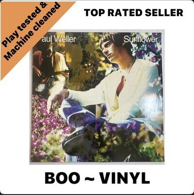 Paul Weller Sunflower 12” Vinyl Record Single EX / VG+