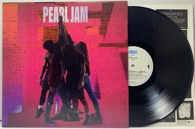 LP Pearl Jam Ten 1991 Epic EPC 468884 1 First Pressing A1/B1 Matrix VINYL EX/EX