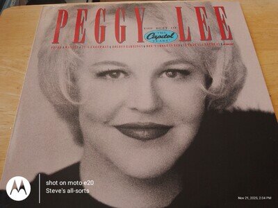 Peggy Lee, The Best Of Capitol Years, 1988 Capitol Vinyl Album