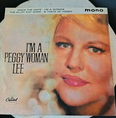 Peggy Lee - I'm A Woman (7", EP, Mono) Capital Record Good Condition Throughout